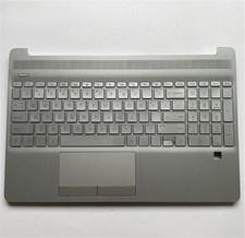 L52154-001 NEW For HP 15S-DU 15S-DY 15-DW Palmrest Backlit Keyboard Bezel Cover picture