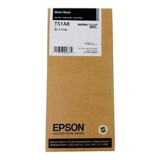 Genuine Epson T51A8 Matte Black UltraChrome XD3 Ink for SC-T7770D Exp.08/24 picture