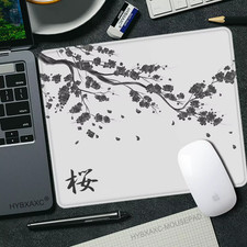 450X400 Japan Cherry Blossom Game Small Mousepad Computer Sakura Desk Mat Table picture