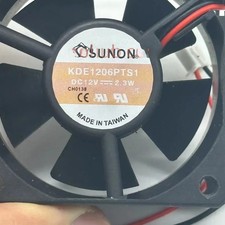 One SUNON KDE1206PTS1 Server Cooling Fan 12V 2.3W 60x60x25mm 2-Pin Fast Shipping picture