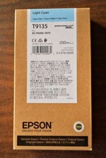 06/2024 New Genuine Epson T9135 Light Cyan T913500 HDX Ink 200ml SC-P5000/5070 picture