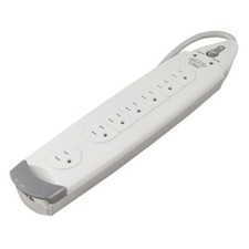 Belkin - F9H710-12 - 7 Outlet Power Strip Surge Protector 1060 J - 12ft - White picture