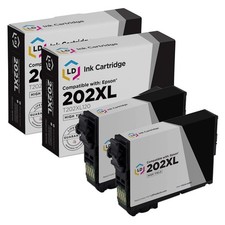 LD Replacement for Epson 202XL T202XL120-S HY Black Ink 2PK for XP-5100, WF-2860 picture