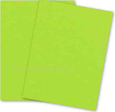 BRIGHT COLOR LIGHT GREEN CARD STOCK 50 SHT INVITATION SCHOOL PROJECT POSTER MENU picture