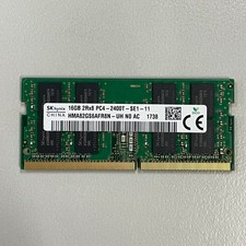 SK Hynix 16GB DDR4 PC4-19200 2400MHz CL17 non-ECC SODIMM RAM HMA82GS6AFR8N-UH picture