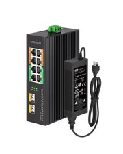 Industrial 8-Port Gigabit PoE Switch, 4 BT 90W PoE++ Ports, 2 Gigabit picture