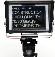 Video Camera DSLR Teleprompter Glass Glide Gear TMP100 Tablet iPad Smartphone picture