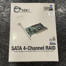 SIIG SC-SA4R12-S2 SIIG Serial ATA 4-Channel RAID - PCI - Brand New Open Box picture