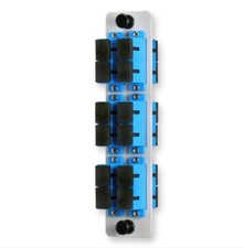 RLH Industries Fiber Adapter Plate, 12-fibers, SC, Singlemode,  AP-SC6-LDSM-G picture