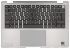 Original UK Keyboard w/ Palmrest Upper Case for Dell Latitude 9430 2-in-1 Silver picture