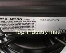 1PC ZIEHL-ABEGG FN045-VDL.2F.A7P2 Fan Axial Fan 400VAC 0.35/0.22KW Fast Shipping picture