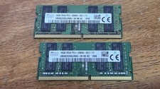 LOT OF 2 SK Hynix HMA82GS6JJR8N-VK HYNIX 16GB SODIMM MEMORY MODULE PC4-2666V picture