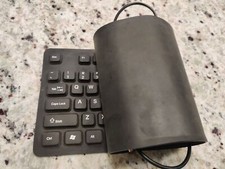 Silicone Keyboard Foldable Flexible USB Dustproof DirtProof FULL SIZE picture