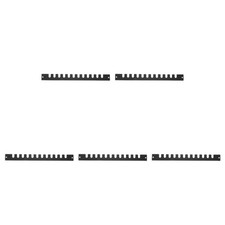 5pcs Single-Sided Fishbone Cable Manager, 19” Cold Rolled Steel Panel picture