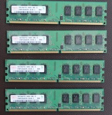 8 GB (4 x 2 GB) Hynix 2Rx8 PC2-6400U-666-12 Memory DDR2-800 SDRAM picture