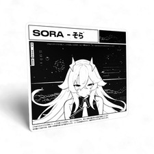 Shiny Sora Hard Resin Gaming Mouse Pad with infused Glass picture
