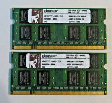 4GB Kit 2x2GB DDR2 800MHz PC2-6400S Laptop RAM Kingston HP497772-HR2-ELF picture