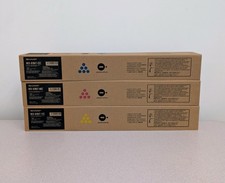 Lot of 3 Genuine OEM Sharp MX-61NT Toner Cartridges CMY Cyan Magenta Yellow NEW picture