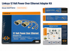 Linksys WAPPOE12 12V Power Over Ethernet Adapter Kit Sealed New picture