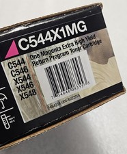 Genuine Lexmark C544X1MG Magenta High Yield Toner C544 C546 X544 X546 X548 NEW picture