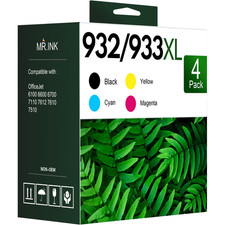 Mr.Ink 932Xl 933Xl Ink Cartridges Combo Pack Compatible For Hp 932Xl 933Xl 932 picture