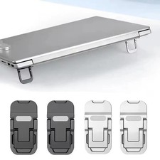 2PCS Foldable Laptop Stand Invisible Adhesive Adjustable Notebook Riser picture