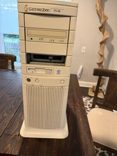 Vintage GATEWAY 2000 P5-90 AT FULL Tower Computer W/Awesome Retro Case picture