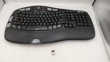Logitech K350 ( Y-RBN90 ) Wireless Comfort Wave Ergonomic Keyboard W/ UNIFY USB picture