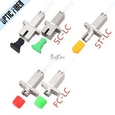2Pcs LC to SC FC ST UPC APC Optic Fiber Connector Coupler Optical Fiber Adapter picture