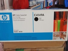 Genuine HP Color LaserJet C4149A Black Toner Cartridge 8500, 8550 OEM New Sealed picture