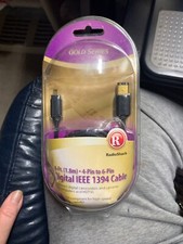 IEEE 1394 cable 6ft Gold Series RadioShack brand new unopened  picture