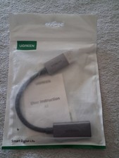 UGREEN Unidirectional 8K@60Hz DPort 1.4 Male to HDMI 2.1 Female Adapter picture
