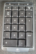 Logitech N305 Wireless Number Pad Keypad With Unifying Dongle and case-Tested picture