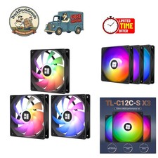 TL-C12C-S X3 120mm ARGB Fan Set - PWM Control, Low Noise & High Performance picture