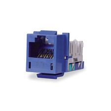 HUBBELL PREMISE WIRING HXJ6B Jack,Blue,Cat6,Rj45 3TY64 picture