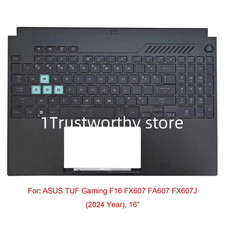 Used For ASUS TUF Gaming F16 FX607 FA607 FX607J Palmrest Backlit Keyboard 16