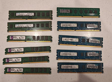 4GB DIMMS Assorted Lot Of 11 Kingston, Samsung, Ramaxel picture