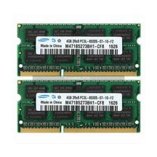 SAMSUNG 8 GB 2x 4 GB DDR3L Memory RAM 1066 MHz PC3L-8500S SODIMM Laptop 1.5V kit picture