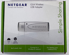 Netgear WG111 v3 Wireless G USB Adapter 54Mbps Silver picture