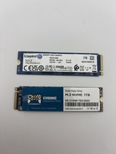 Lot of 2 1TB M.2 NVMe SSDs Kingston NV2 SNV2S/1000G + EVOUNIC Gaming Pro picture