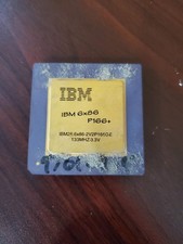 IBM 6x86 P166+ 6x86-2V2P166GE 6x86 vintage CPU GOLD #69 picture