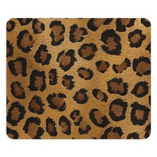 Leopard Print Mouse Pad | Brown Cheetah Pattern Desk Mat picture