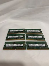 Lot of 6 SAMSUNG 8GB 1RX8 PC4-2400T-SA1-11-M471A1K43CB1-CRC- MEMORY RAM picture