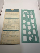 Vintage IBM Flowchart Template System 360 Programming Stencil Original Sleeve picture
