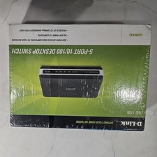D-Link  DES (DES1105) 5-Port 10/100 Desktop External Switch Factory Sealed NIB picture