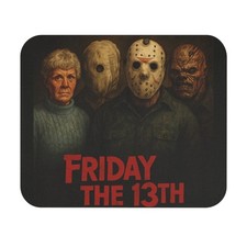 Friday the 13th Portrait Mouse Pad Jason and Mommy Voorhees Evolution Desk Mat  picture