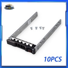 10PCS 2.5in SAS SATA HDD Caddy Tray For Dell R630 R730 R720XD G176J 40 Screws picture