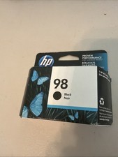 HP 98 Ink Cartridge Black New Genuine EXP 10/2018 picture