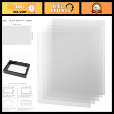 6 PCS FEP Film for Resin 3D Printers - 260x200mm, Compatible with Mars, Saturn, picture