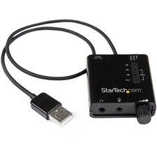 StarTech USB Stereo Audio Adapter External Sound Card with SPDIF Digital Audio picture